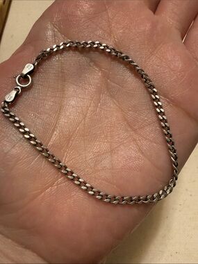Sterling Silver 925 Milor Chain Bracelet 7’